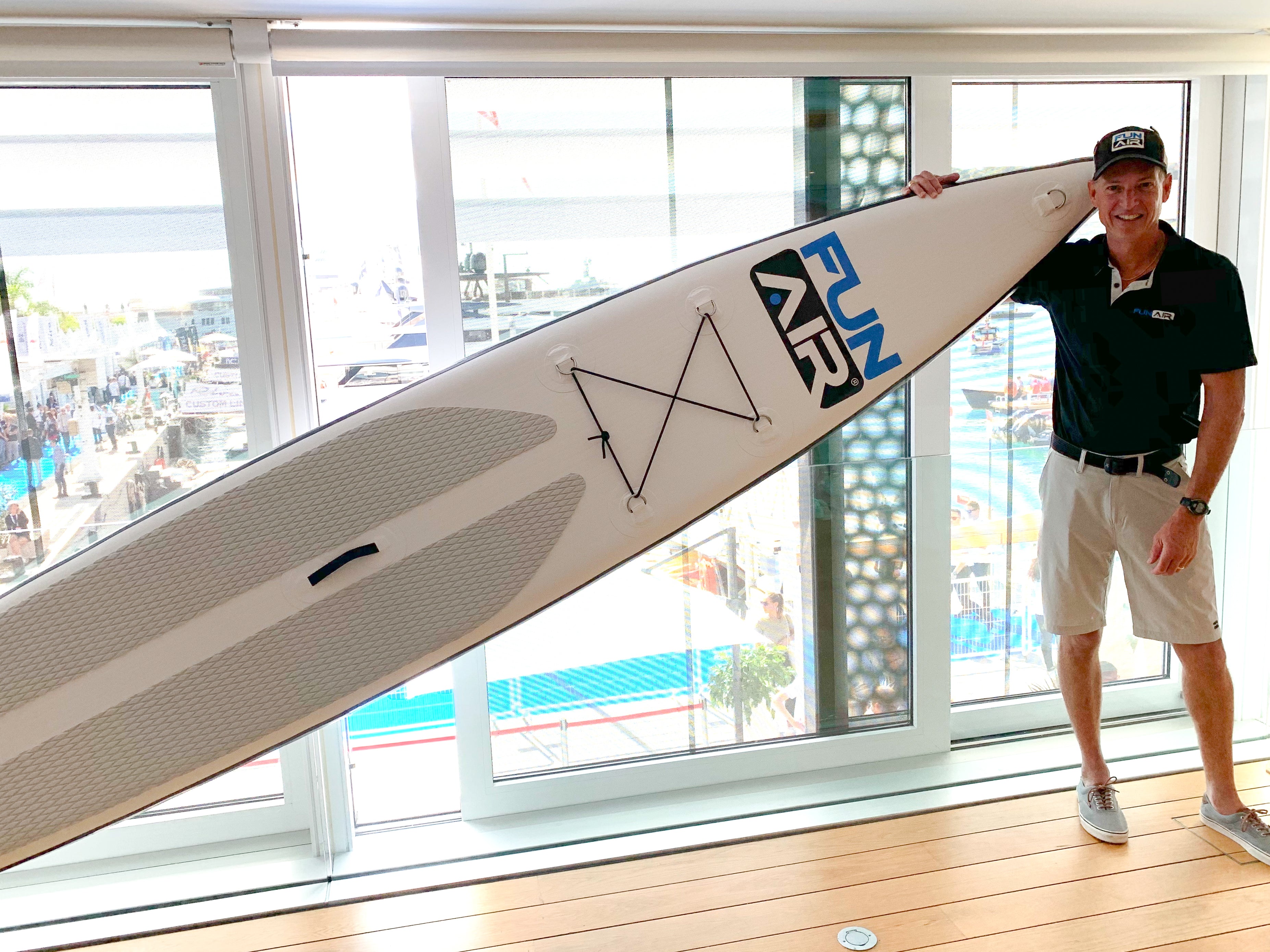 SUP with paddle