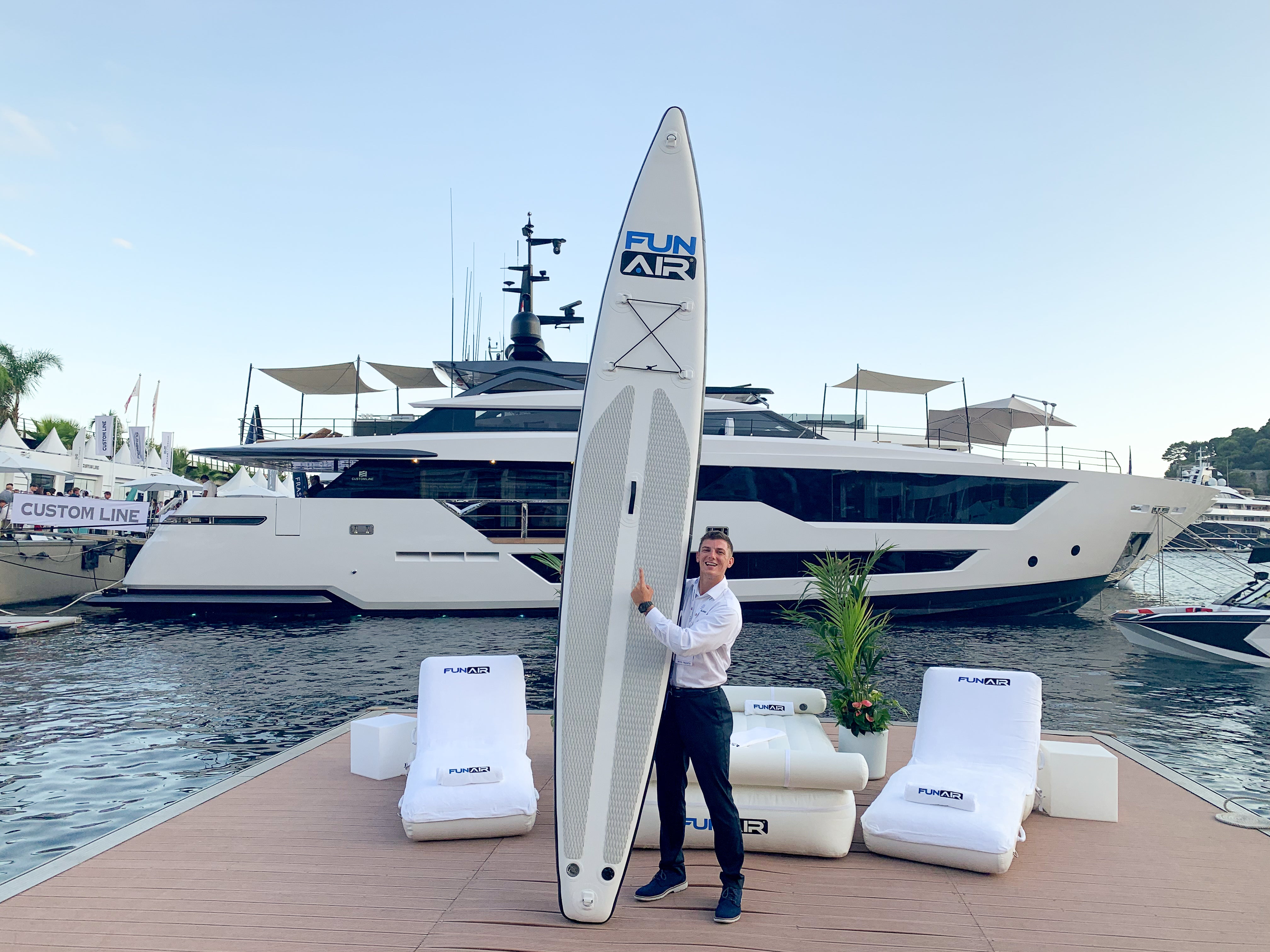 SUP with paddle